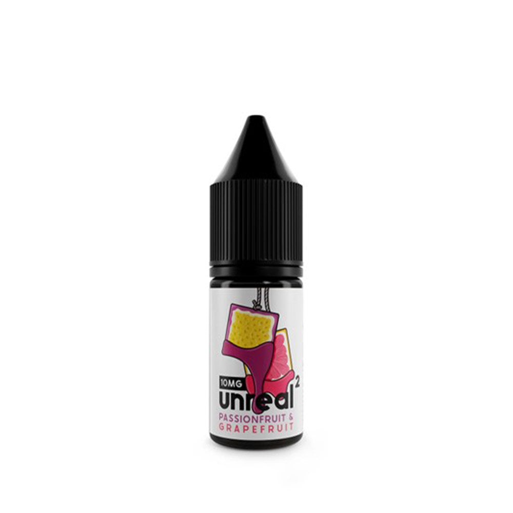 Unreal 2 Passionfruit and Grapefruit 10ml Nic Salt E-Liquid