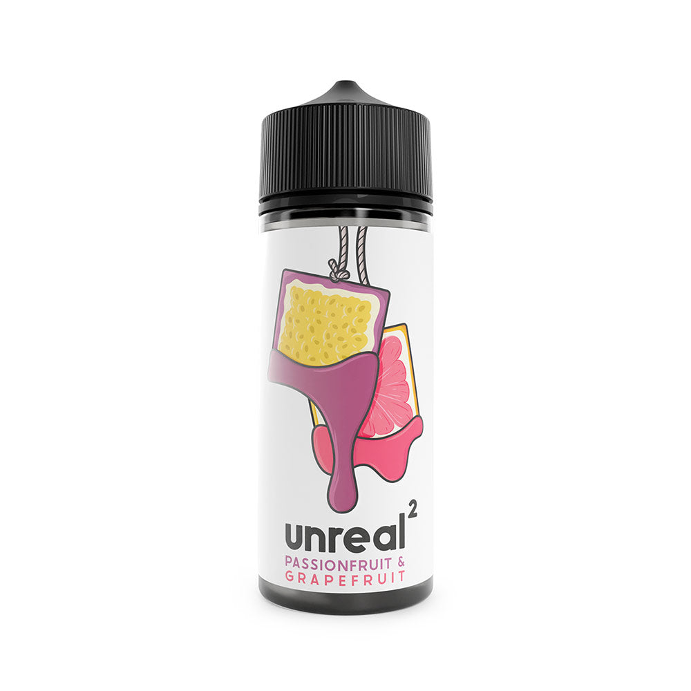 Unreal 2 Passionfruit and Grapefruit 100ml Shortfill E-Liquid