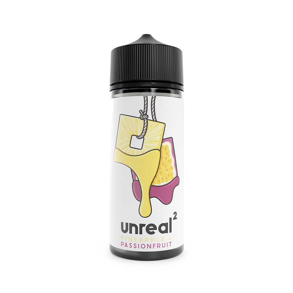 Unreal 2 Pineapple and Passionfruit 100ml Shortfill E-Liquid