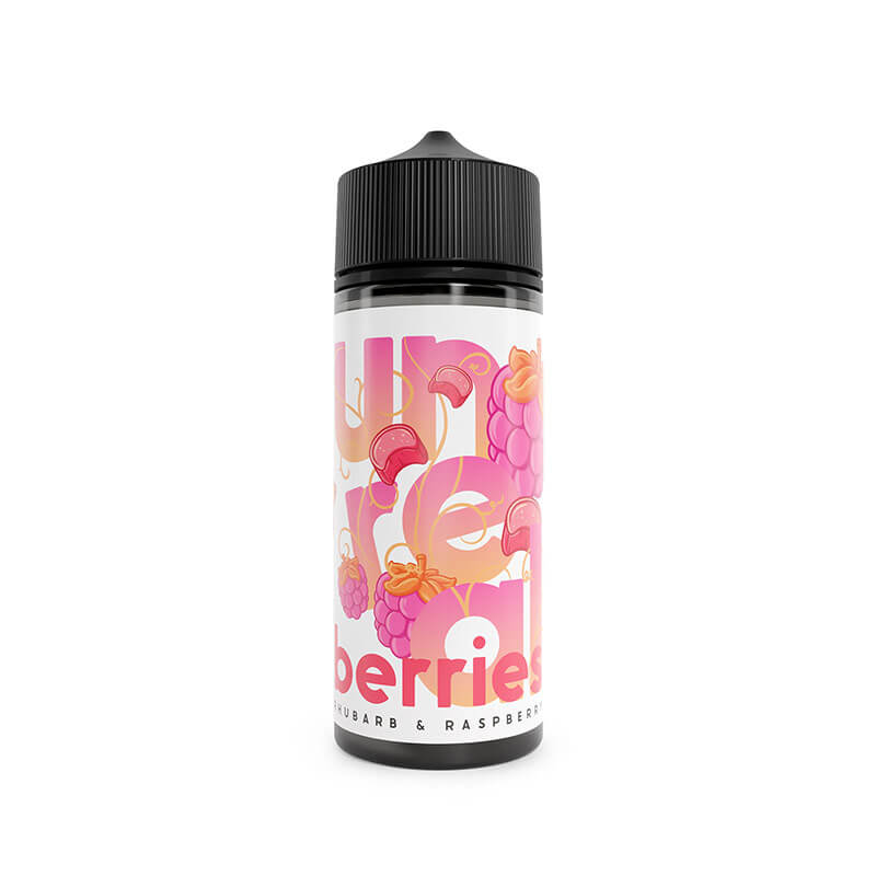 Unreal Berries Raspberry & Rhubarb 100ml Shortfill E-Liquid