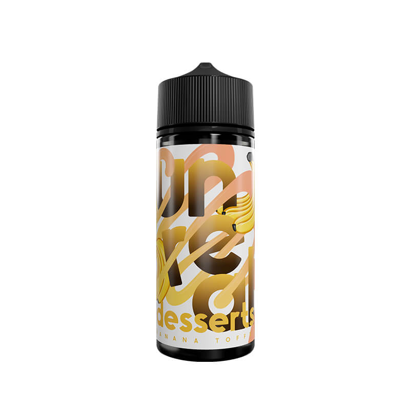 Unreal Desserts Banana Toffee 100ml Shortfill E-Liquid