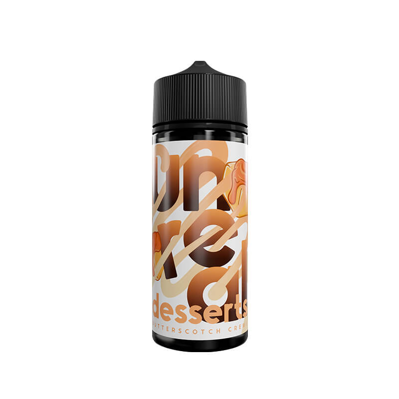 Unreal Desserts Butterscotch Cream 100ml Shortfill E-Liquid