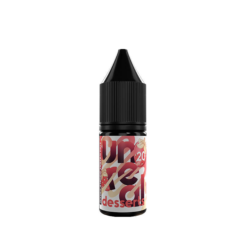 Unreal Desserts Strawberry Double Cream 10ml Nic Salt E-Liquid