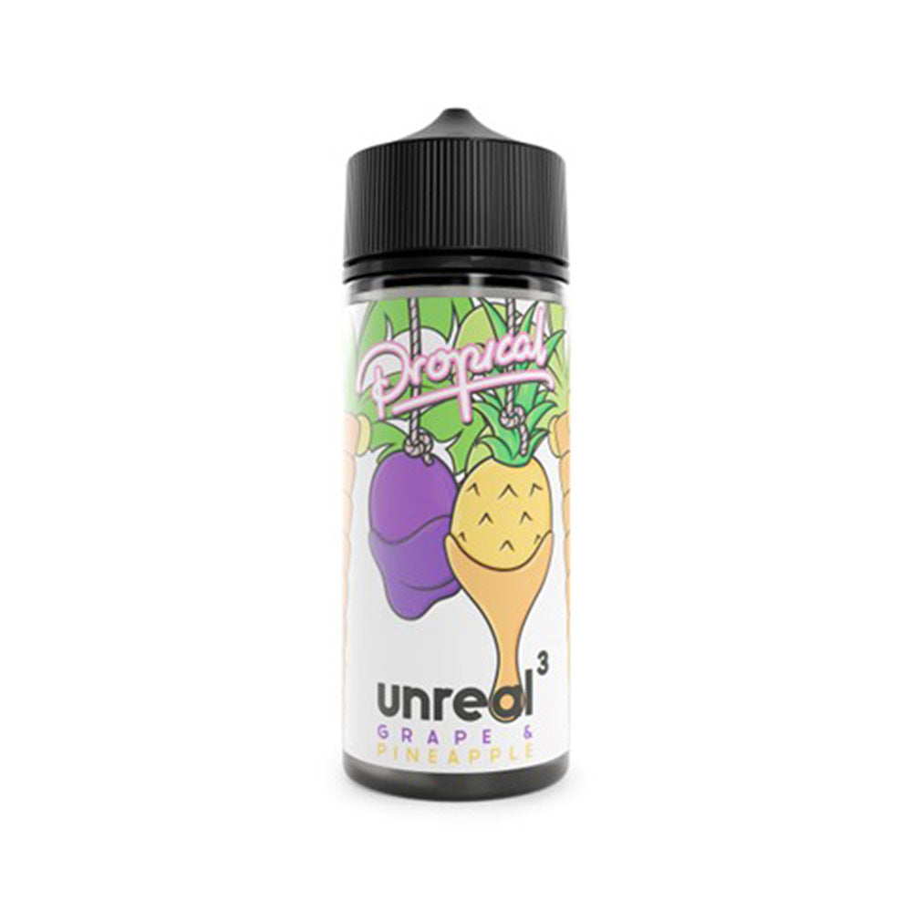 Unreal 3 Grape & Pineapple 100ml Shortfill E-Liquid