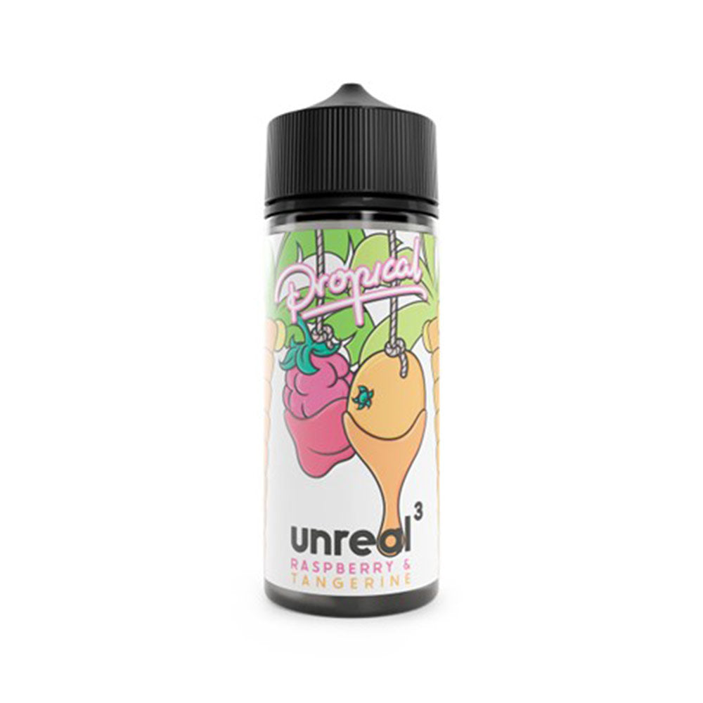 Unreal 3 Raspberry & Tangerine 100ml Shortfill E-Liquid