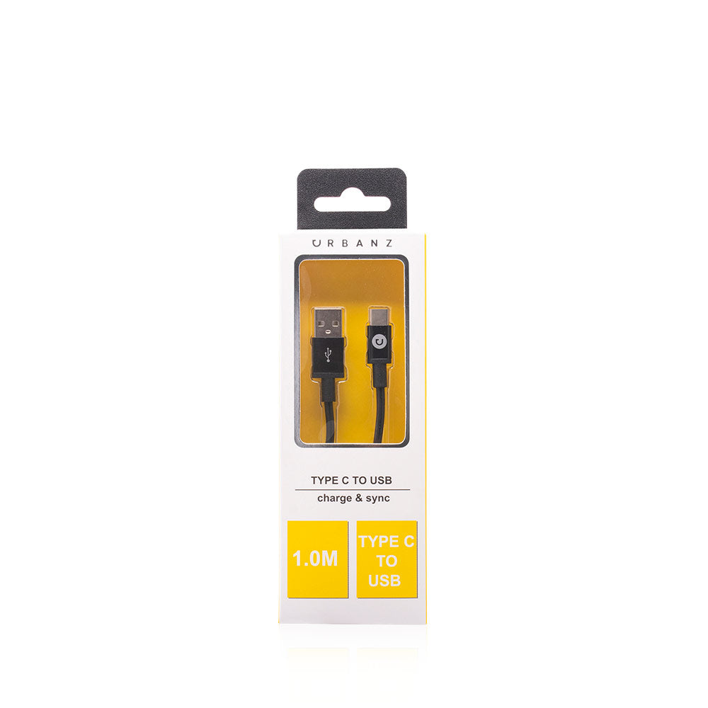 Type C USB to USB Cable 1M - Black