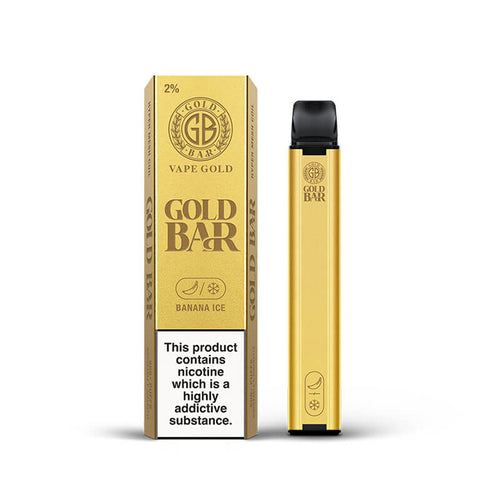 Gold Bar Banana Ice Disposable Vape 20mg