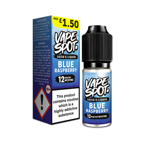 Vape Spot Blue Raspberry E-Liquid 10ml