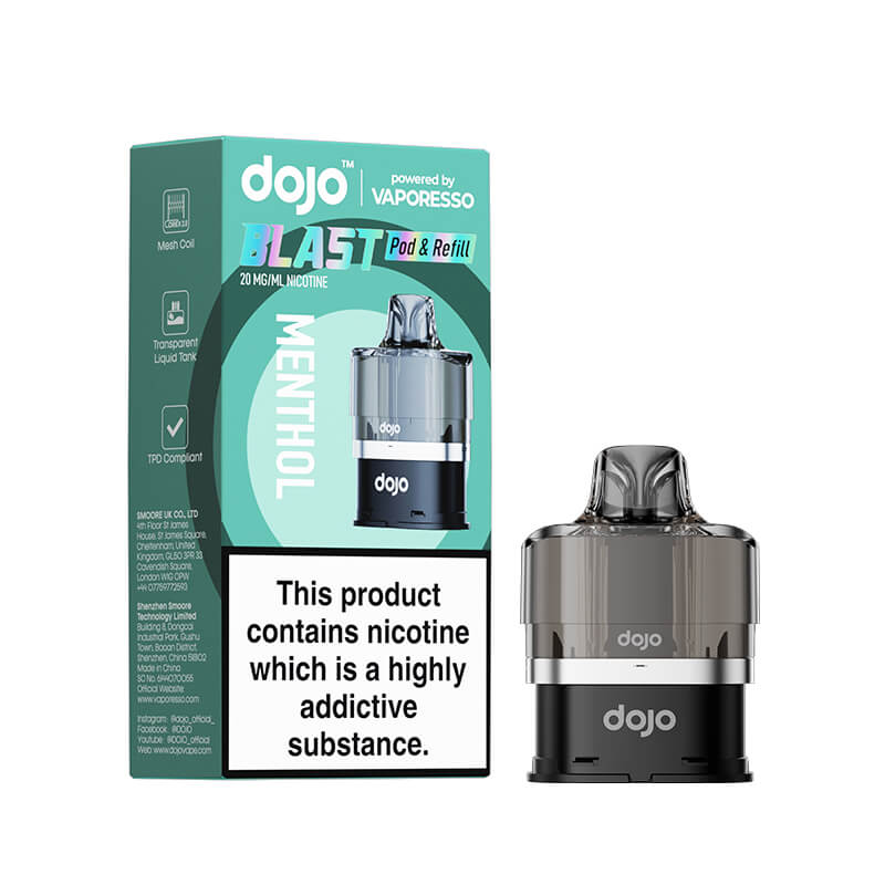 Vaporesso DOJO Blast 6000 Menthol Prefilled Pod & Refill  - 20mg