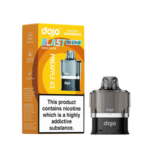 Vaporesso DOJO Blast 6000 Pineapple Ice Prefilled Pod & Refill  - 20mg