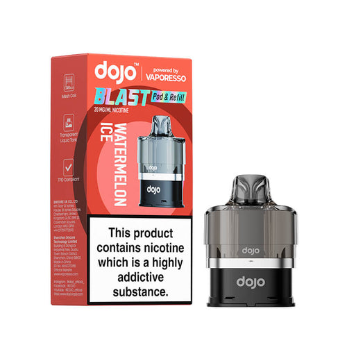 Vaporesso DOJO Blast 6000 Watermelon Ice Prefilled Pod & Refill  - 20mg