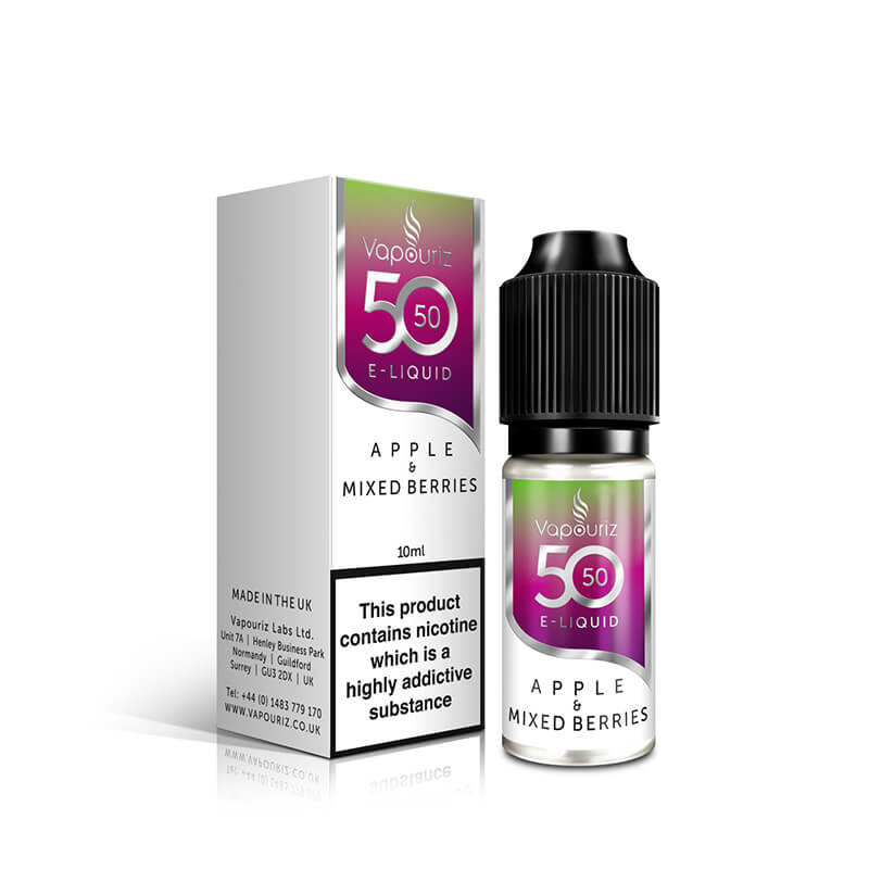 Vapouriz 50/50 Apple & Mixed Berries 10ml