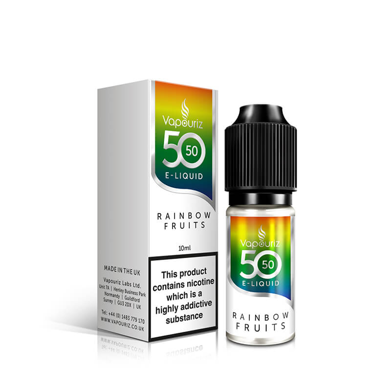 Vapouriz 50/50 Rainbow Fruits 10ml