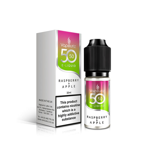 Vapouriz 50/50 Raspberry & Apple 10ml