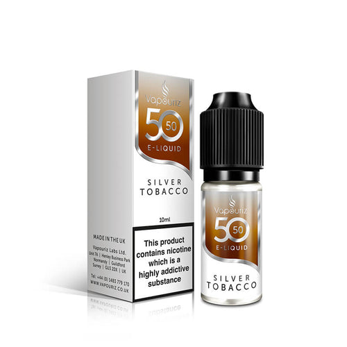 Vapouriz 50/50 Silver Tobacco 10ml