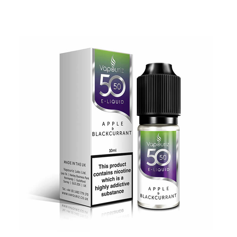 Vapouriz 50/50 Apple & Blackcurrant 10ml