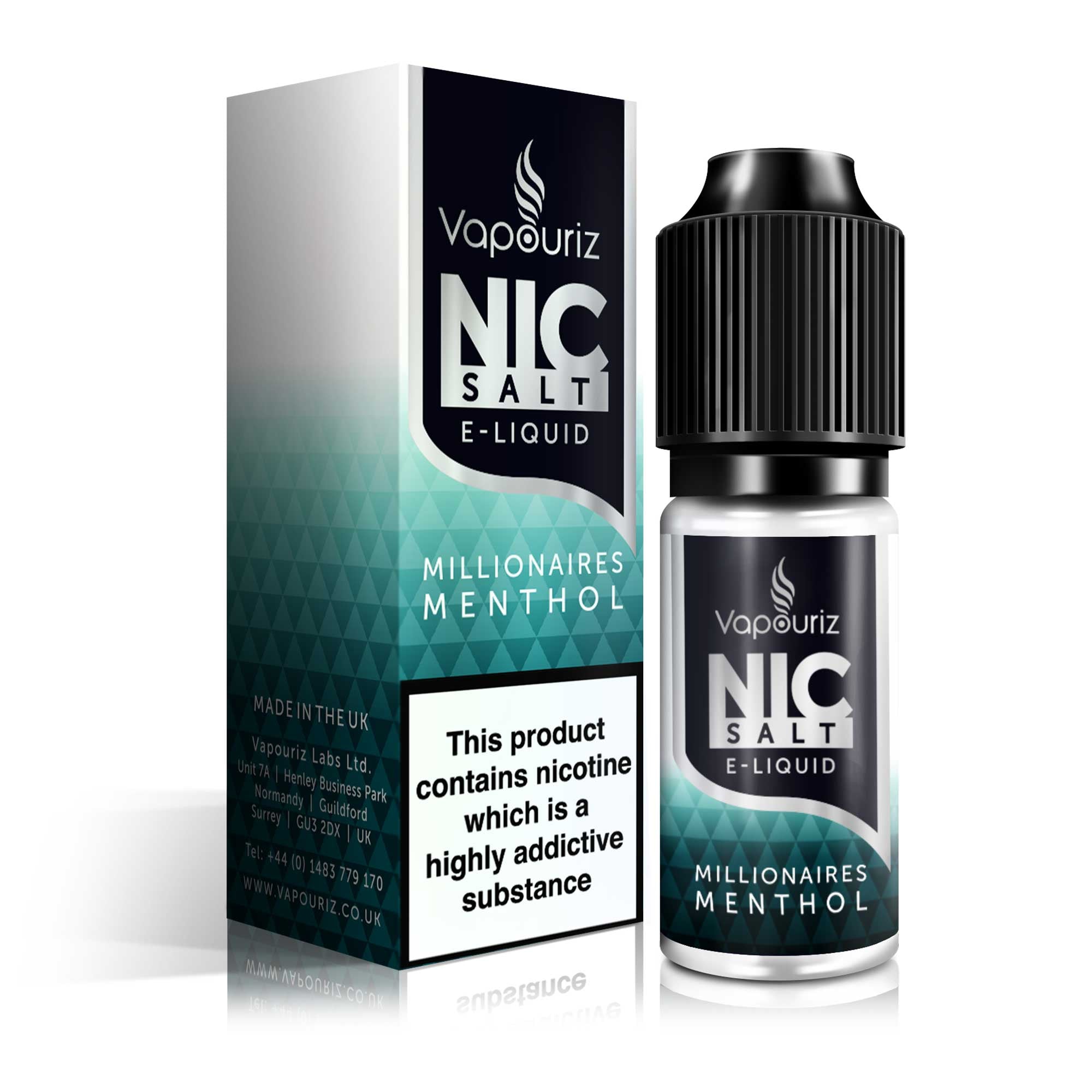 Vapouriz Nic Salts Millionaires Menthol Nic Salts E-Liquid