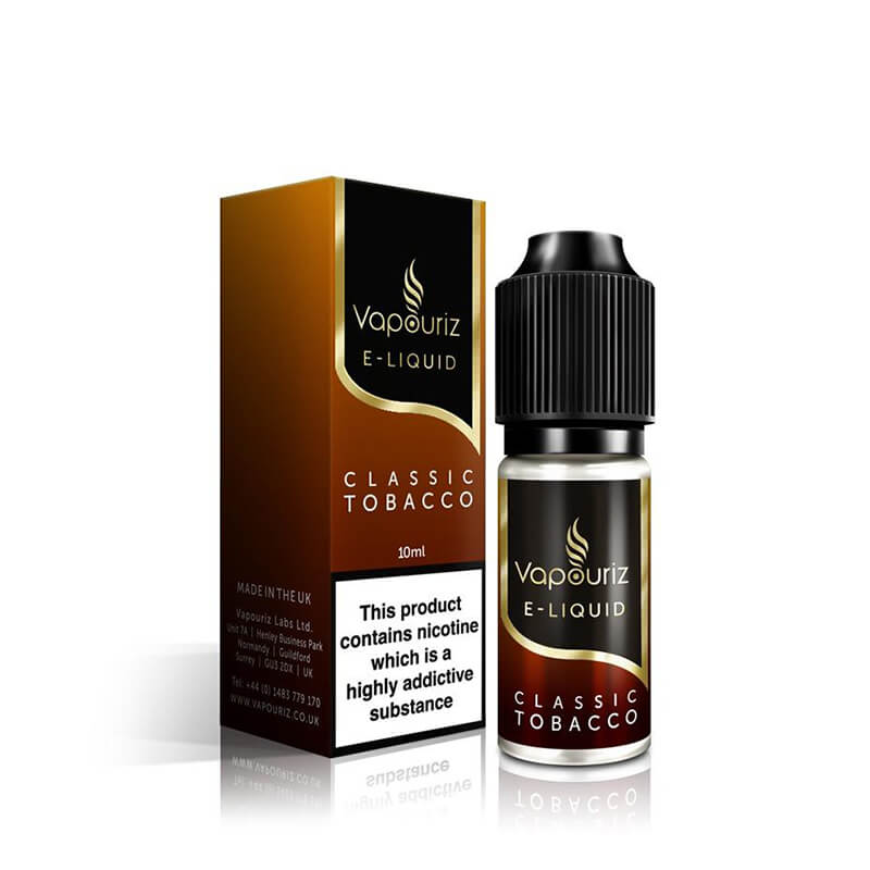 Vapouriz Premium Classic Tobacco E-Liquid 10ml