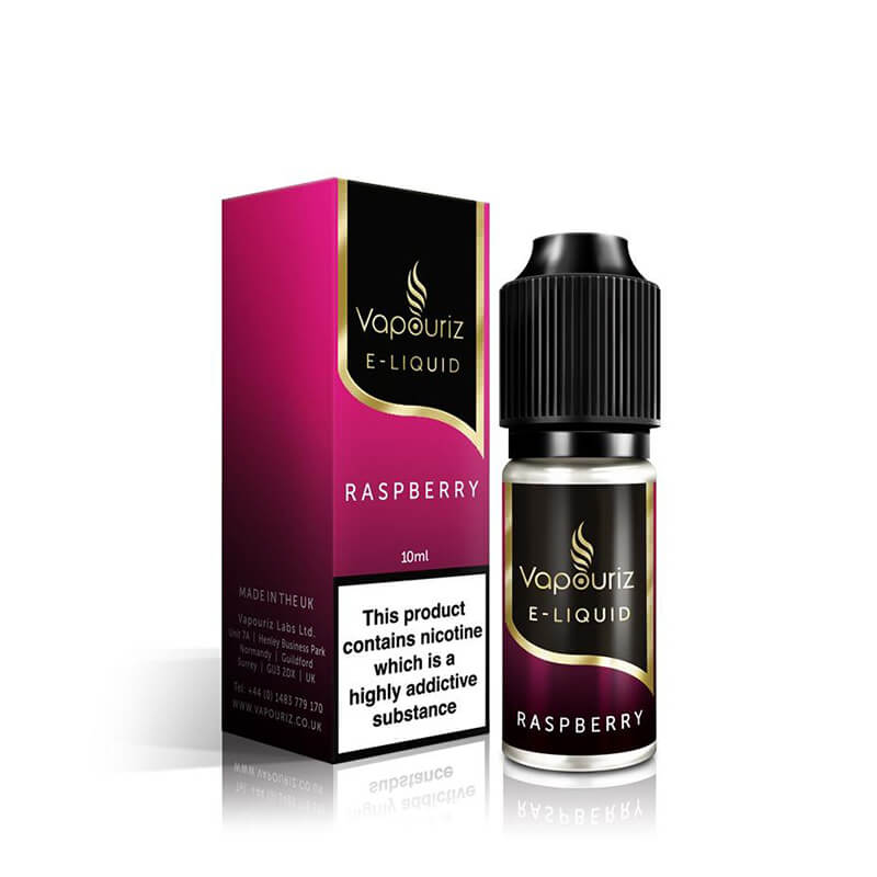 Vapouriz Premium Raspberry E-Liquid 10ml