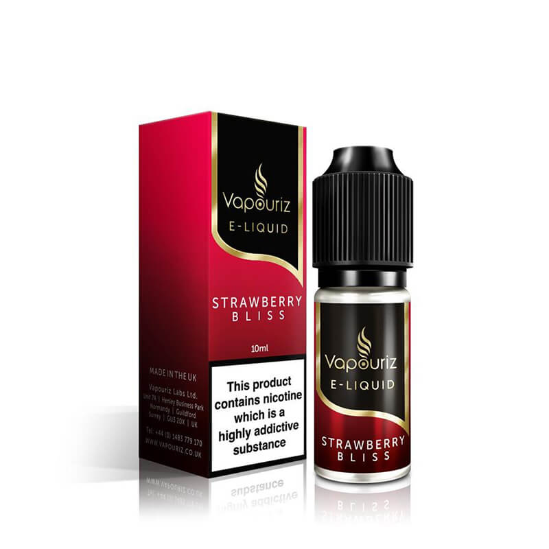 Vapouriz Premium Strawberry Bliss E-Liquid 10ml