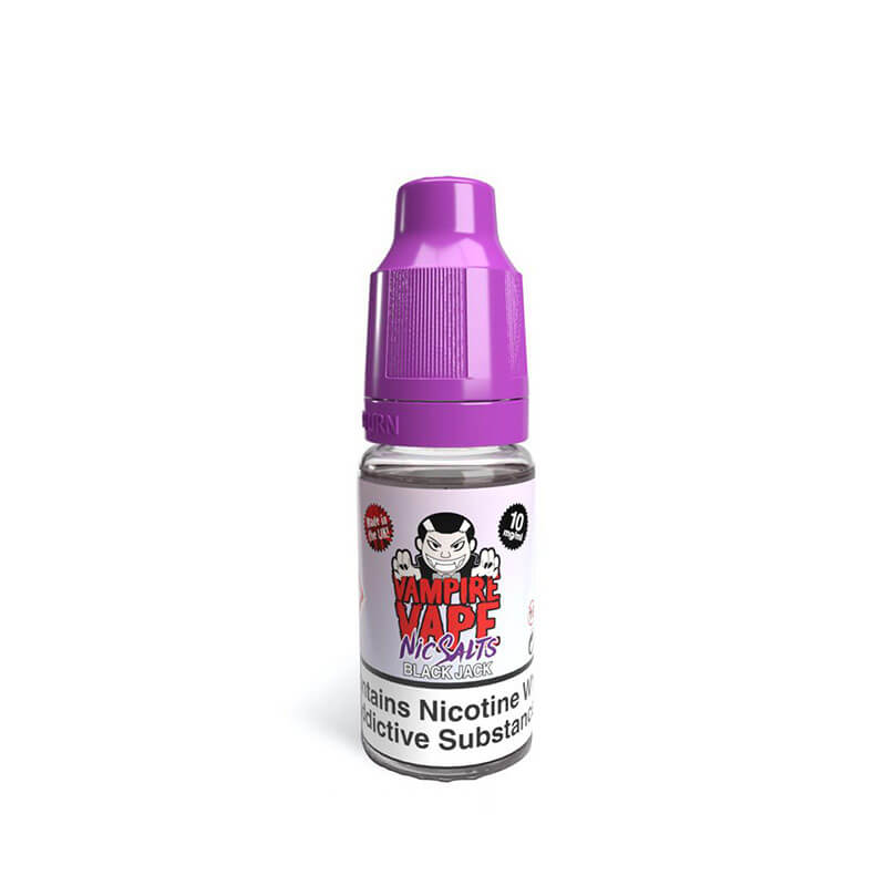 Vampire Vape Black Jack Nic Salt E-Liquid 10ml