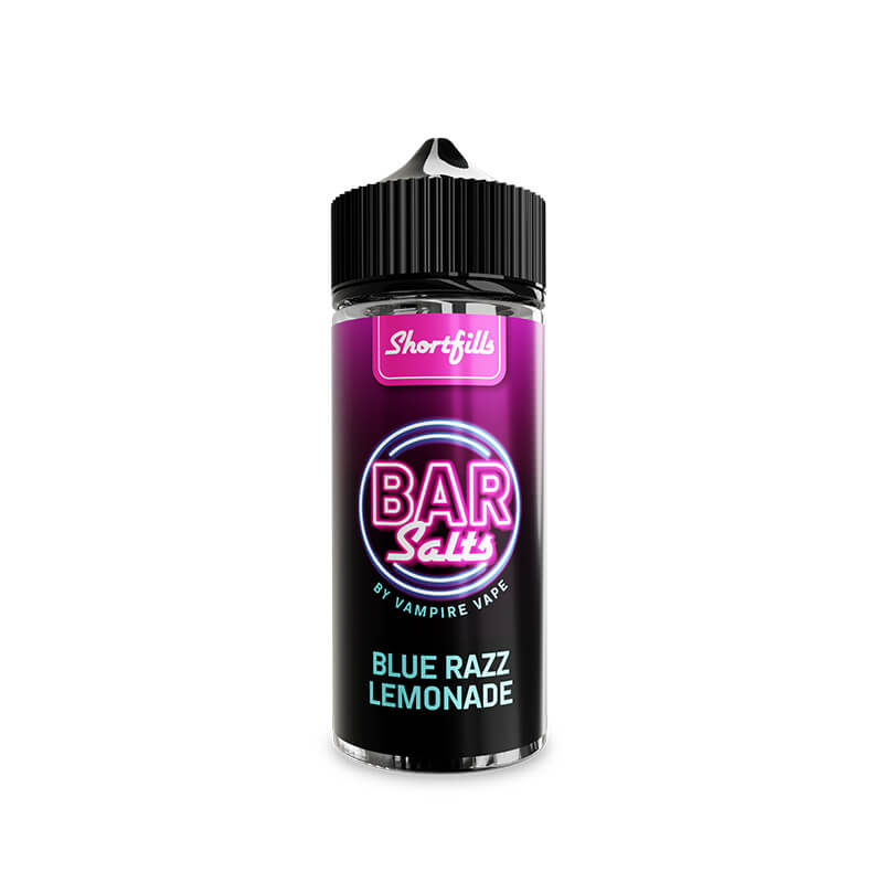 Bar Salts Blue Razz Lemonade Shortfill E-Liquid 100ml By Vampire Vape