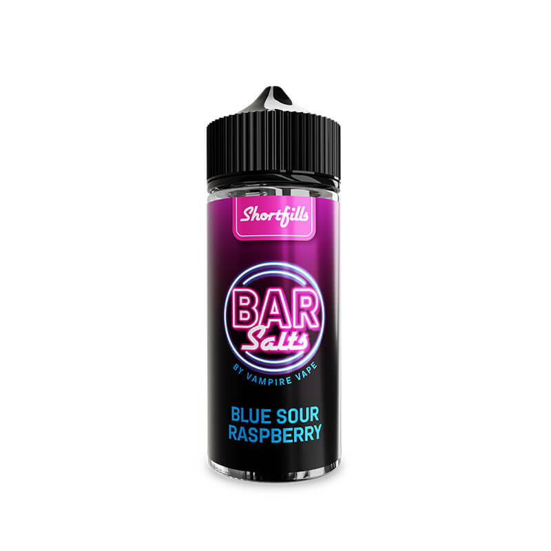 Bar Salts Blue Sour Raspberry Shortfill E-Liquid 100ml By Vampire Vape