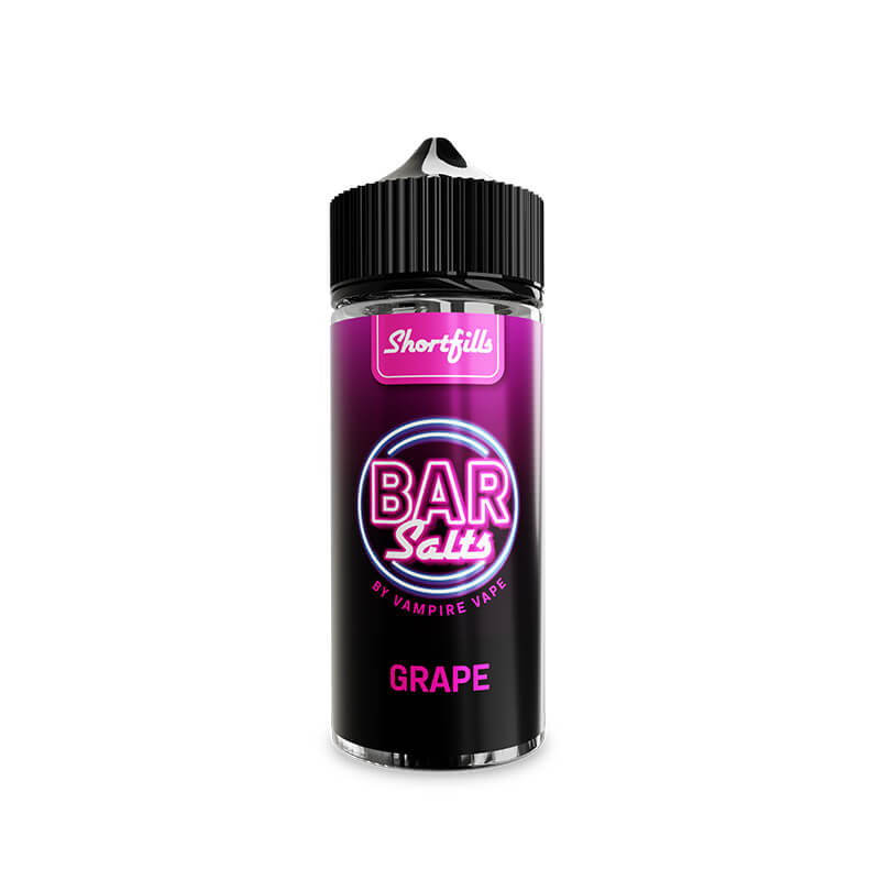 Bar Salts Grape Shortfill E-Liquid 100ml By Vampire Vape