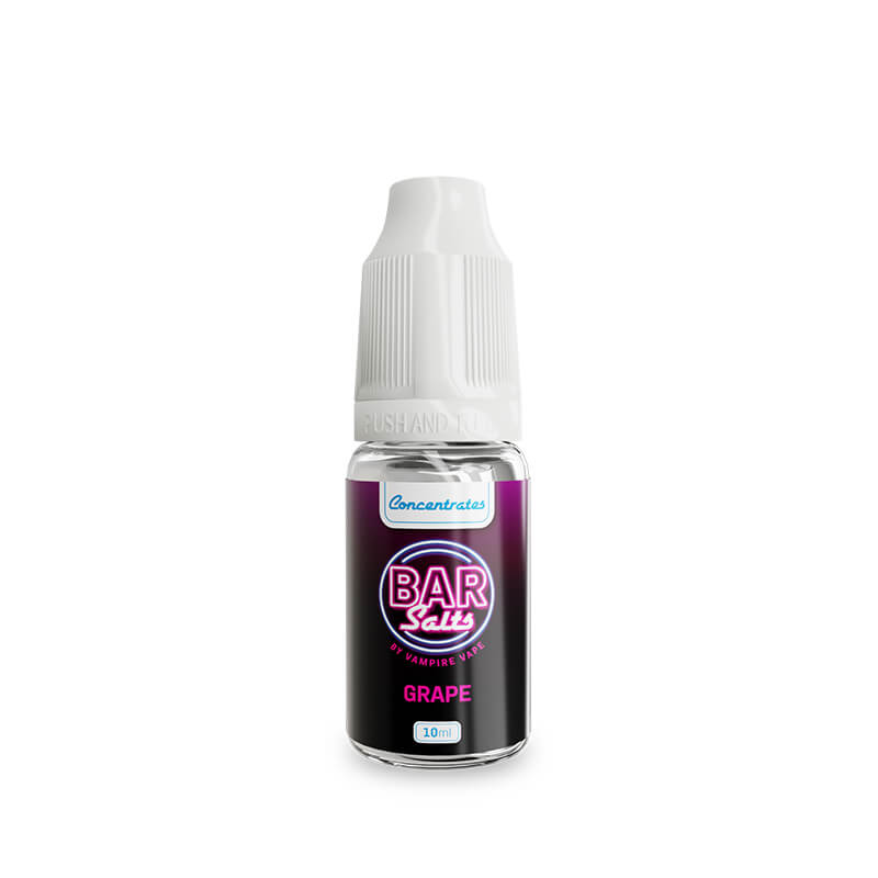 Bar Salts Grape Flavour Concentrate 10ml By Vampire Vape