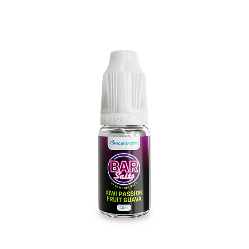 Bar Salts Kiwi Passionfruit Guava Flavour Concentrate 10ml By Vampire Vape