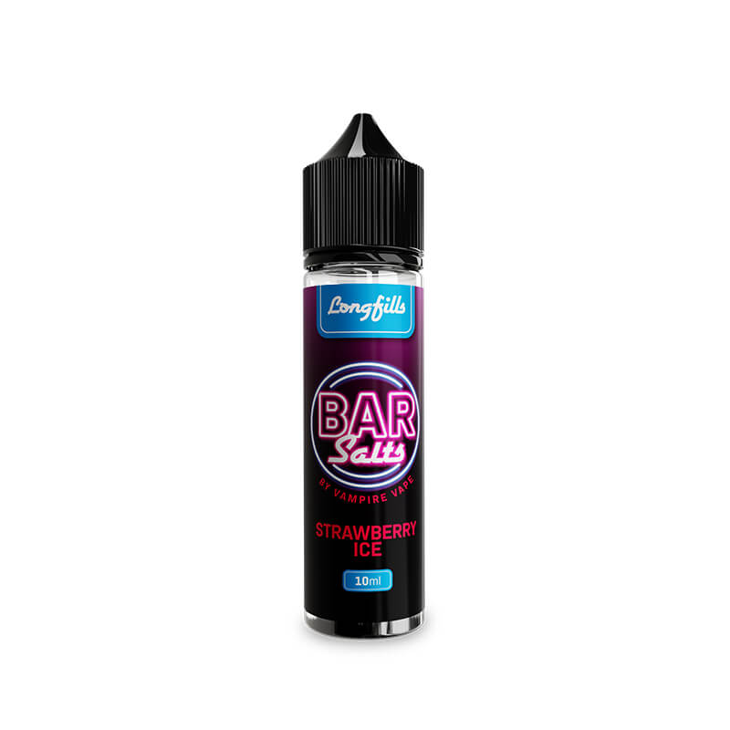 Bar Salts Strawberry Ice 10ml Longfill E-Liquid By Vampire Vape