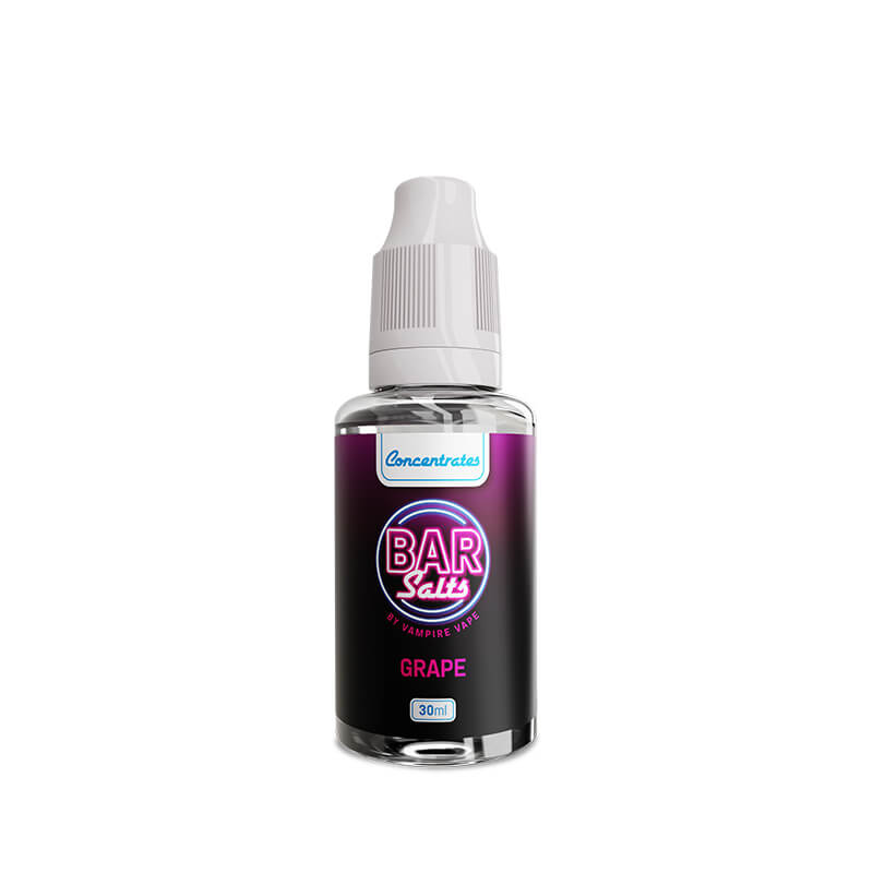 Bar Salts Grape Flavour Concentrate 30ml By Vampire Vape