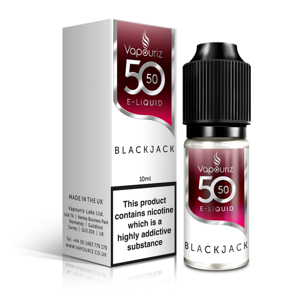 Vapouriz 50/50 BlackJack 10ml 18mg