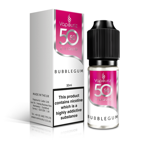 Vapouriz 50/50 Bubblegum 10ml