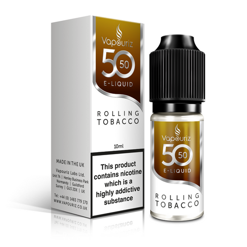 Vapouriz 50/50 Rolling Tobacco 10ml