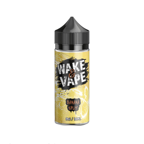 Wake & Vape Banana Split 100ml Shortfill E-Liquid