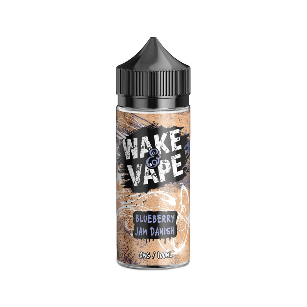 Wake & Vape Blueberry Jam Danish 100ml Shortfill E-Liquid