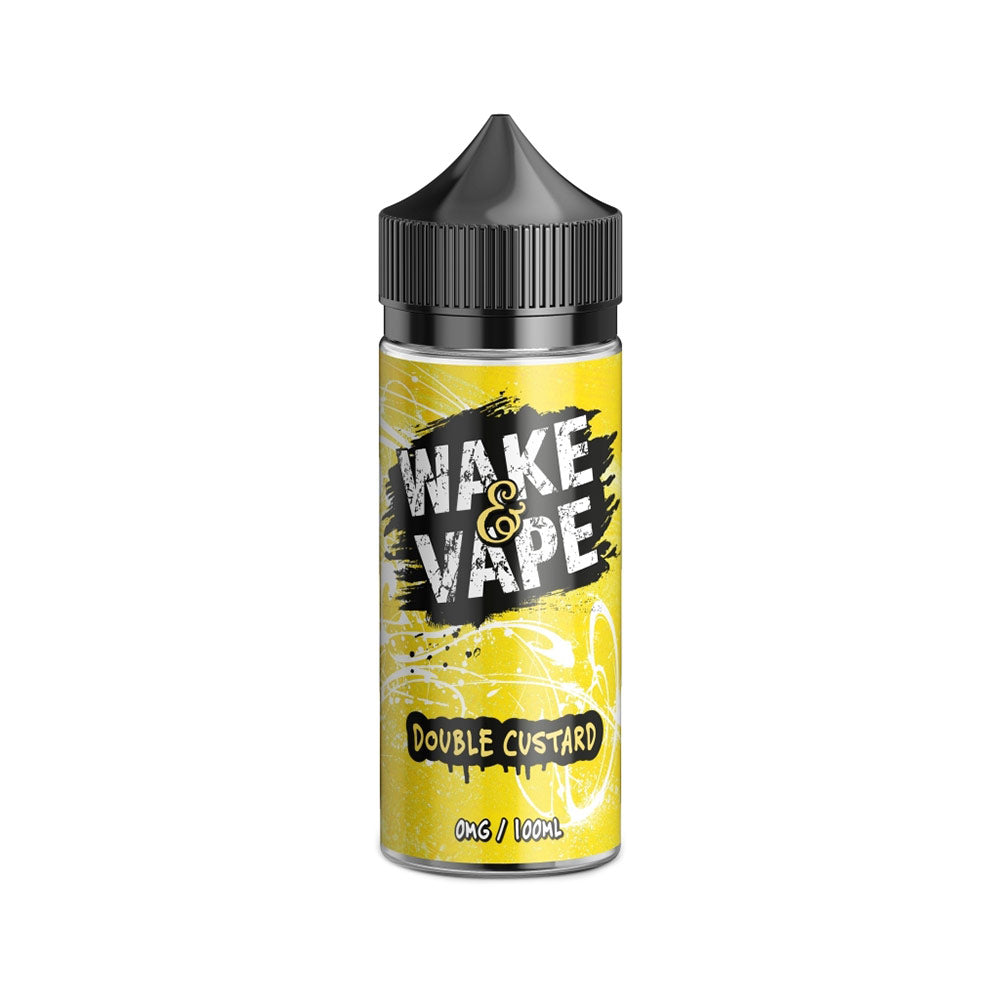 Wake & Vape Double Custard 100ml Shortfill E-Liquid