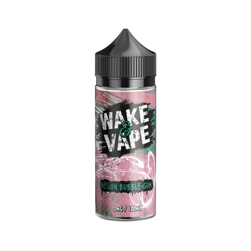 Wake & Vape Melon Bubblegum 100ml Shortfill E-Liquid