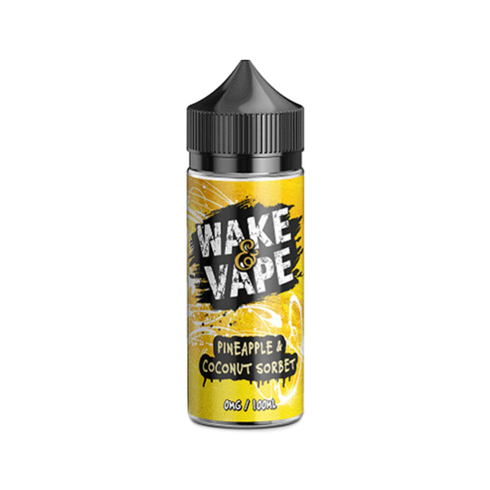 Wake & Vape Pineapple & Coconut Sorbet 100ml Shortfill E-Liquid