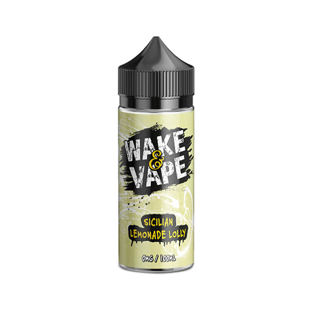 Wake & Vape Sicilian Lemonade Lolly 100ml Shortfill E-Liquid