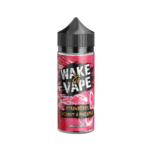 Wake & Vape Strawberry Coconut & Pineapple 100ml Shortfill E-Liquid