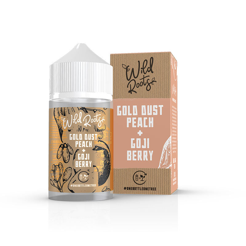 Wild Roots Gold Dust Peach & Goji Berry Shortfill