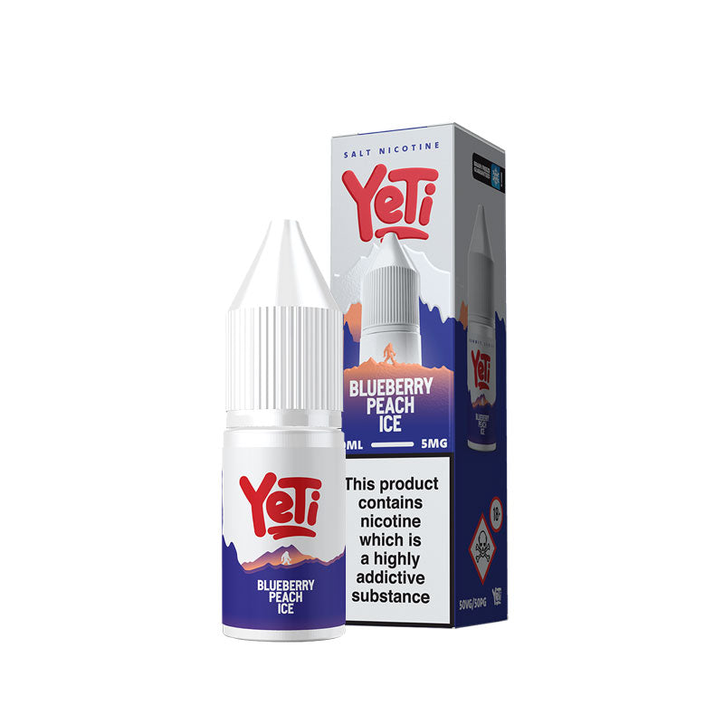 Yeti Summit Series Blueberry Peach Ice 10ml Nic Salt E-Liquid