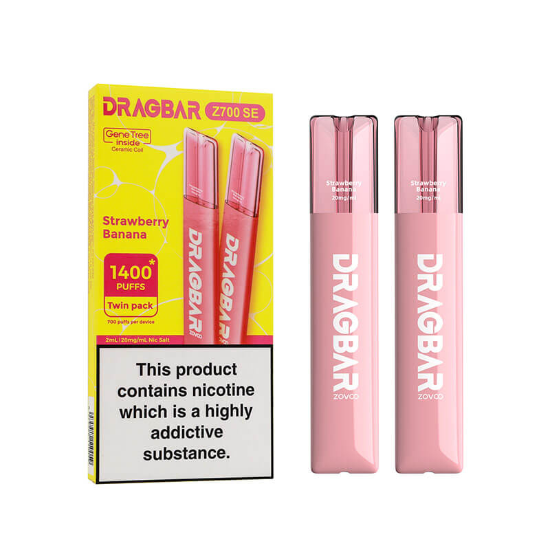 Zovoo Dragbar Z700 SE Strawberry Banana Disposable Vape 20mg