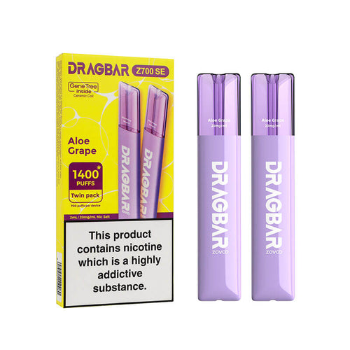 Zovoo Dragbar Z700 SE Aloe Grape Disposable Vape 20mg