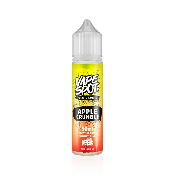 Vapespot E-Liquid | Apple Crumble Shortfill | Vapestore UK